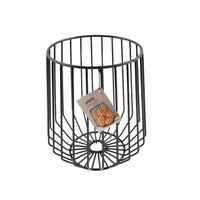 Wire panier à fruits haut noir