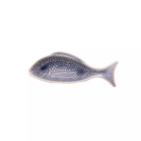 Plat à poisson bleu 18x7cm