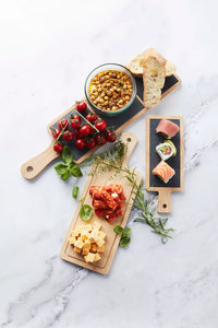 Bamboo and slate cutting board