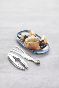 Set fruits de mer 5 pcs - fourchettes et pince à homard