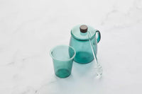Set de 2 mugs à thé avec cuillère à miel 600ml Vert Forêt