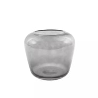 Vaas grijs Ø 20cm H 18cm