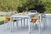 Sierkussen uit 100% gerecycleerd katoen okergeel