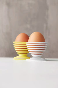Wire egg cup yellow