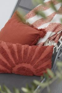 Sierkussen uit 100% gerecycleerd katoen Zon