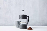 French press cafetière à piston noir 350ml