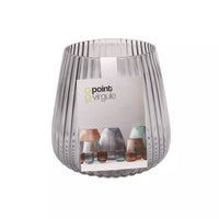 Vase blue ø 17.7cm H 18cm