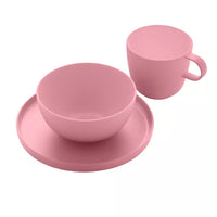 12-delige ontbijtset uit rPET Dusty Pink