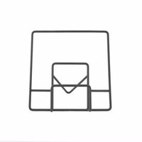 Wire kookboekstaander zwart