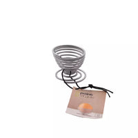 Wire egg cup silver