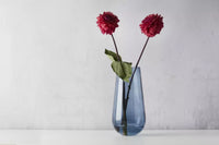 Vaas blauw Ø 17.5cm H 35cm