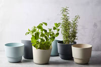 Pot à épices en fibre de bambou gris foncé