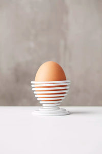 Wire egg cup white