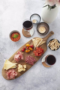 Long acacia wood serving board 56x18x1.5cm FSC®