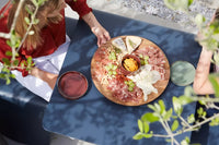 Sharing set met magnetische draaibare plateau uit acacia en bowl Ø40cm FSC®