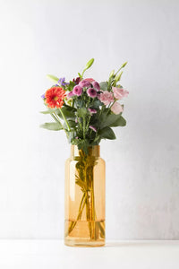 Vaas geel Ø 12.50cm H 30cm