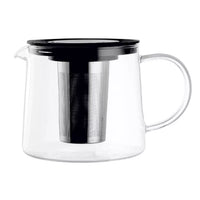 Theepot met infuser zwart 600ml