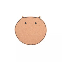 Sous-plat en liège chat