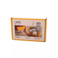 Set de 9 glaçons en pierre avec pochette