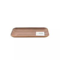 Rectangular serving tray walnut 22x12cm