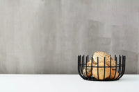 Wire basket black Ø 20cm