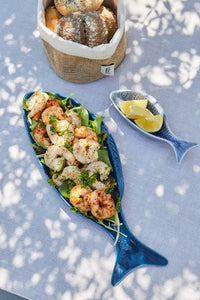 Fish bowl blue 40x14cm