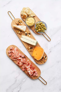 Acacia wood serving board 60cm