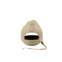 Mangeoire à oiseaux en fibre de bambou naturel