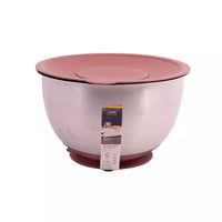 Bol mélangeur avec ventouse et couvervle en PET 4.7L