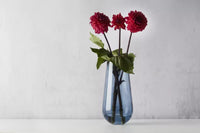 Vaas blauw Ø 17.5cm H 35cm