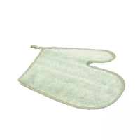 Gant en fibre de bambou vert 20x23cm
