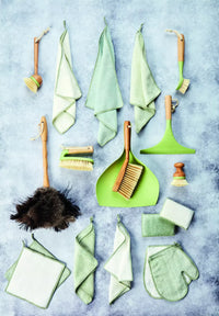 Gant en fibre de bambou blanc 20x23cm