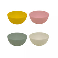 Set de 4 bols à céréales en rPET multicolore Ø 14cm H 7cm