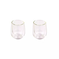 Set de 2 verres double paroi 80ml