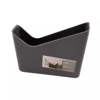 Porte-serviettes en fibre de bambou gris foncé