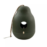 Nichoir en fibre de bambou vert chasseur