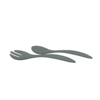 Couverts à salade en rPET Iceberg Green 30cm