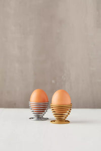 Wire egg cup gold