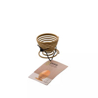 Wire egg cup gold