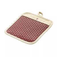 Pannenlap uit platinum silicone Vintage Maroon/Warm Beige