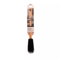 Brosse de nettoyage en hêtre pour bouteilles