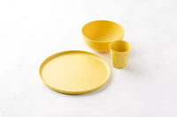 12-delige dinerset uit rPET Mimosa Yellow