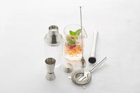 6-delige cocktailset uit glas