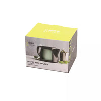Theepot met thee infuser mat saliegroen 500ml