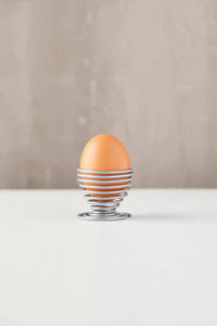Wire egg cup silver