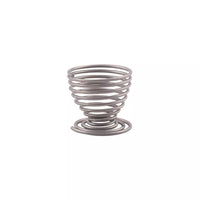 Wire egg cup silver