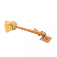 Brosse à vaisselle en bambou et matière synthétique recyclée