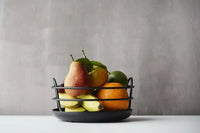 Wire bread basket matt black ø 20.3cm