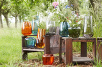 Vase orange Ø 20cm H 18cm