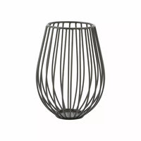 Wire candle holder black ø 14cm